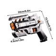 thumbnail image 3 of Pistola transformable de agua pequeña con activación por ráfaga, estilo pistola, de verano continuo, para exteriores., 3 of 9