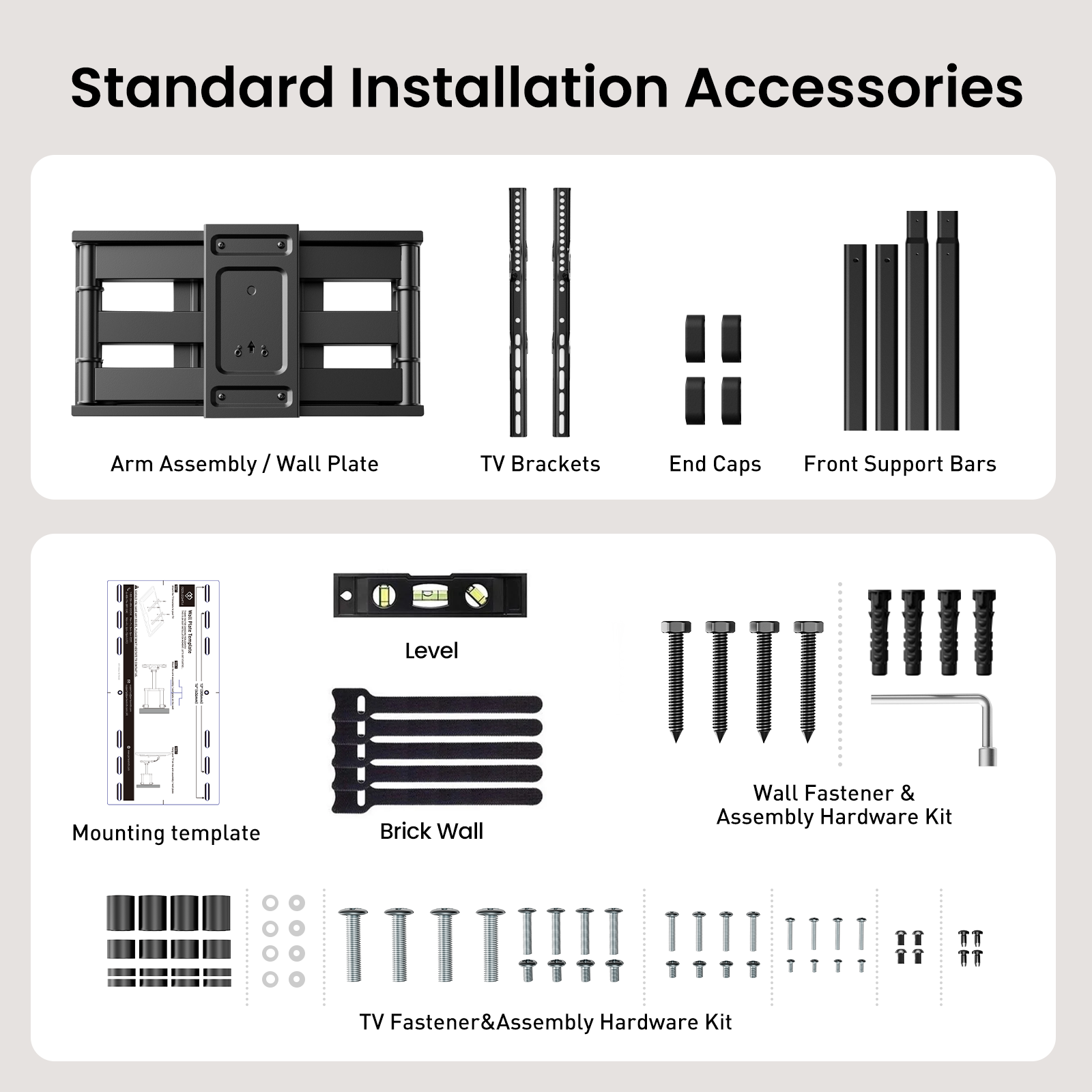 MountFTV Full-Motion TV Wall Mount for 37-90 Inch TVs, 132lb photo 7