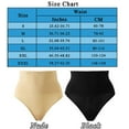 thumbnail image 2 of Plus Size Tummy Control Panties Butt Lifter Shapewear  Pulling Underwear Thong G-string  Body Shapers  Cincher Briefs Slimming Waist Trainer NUDE L, 2 of 8