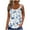White#3, variant on GaThRRgYP Womens Tank Tops Crewneck,Summer Tops for Women Sleeveless,2025 Women's Spring and Summer New Tank Eyelet Embroidery Neck Fashion Print Casual Fashion Top Blouse Army Green S