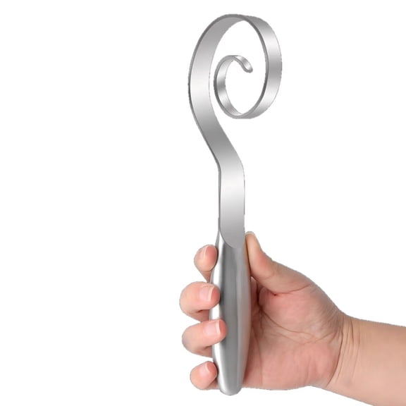 Seamless Dough Whisk, 18/10 Stainless Steel Danish Dough Wisk, 9" Bread Whisk for Sourdough, Cookies, Pizza, Pastry, Dishwasher Safe Dough Hook