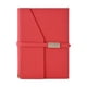 thumbnail image 1 of 1pcsa5 Notebook Business office book sub-tamaño 15*21CM cuaderno de imitación de cuero pu, rojo, 1 of 5