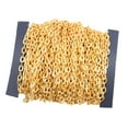 thumbnail image 1 of Cadena de Eslabones de Alambre de Hierro Perfecl para Fabricación de Joyas dorado, 1 of 8