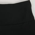 thumbnail image 6 of Sngxgn Women's Casual Mid Waisted Washed Frayed Short Skirt(Black,L), 6 of 8