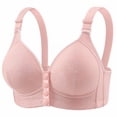 thumbnail image 2 of WCJM Up To 50% Off Bra Women'S Microfiber Stretch Underwear Pack Cotton Bra Pink,L, 2 of 3