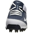 thumbnail image 2 of Mizuno 9 Spike Swift 5 Women's Softball Metal Cleats, Navy/White, 11, 2 of 7
