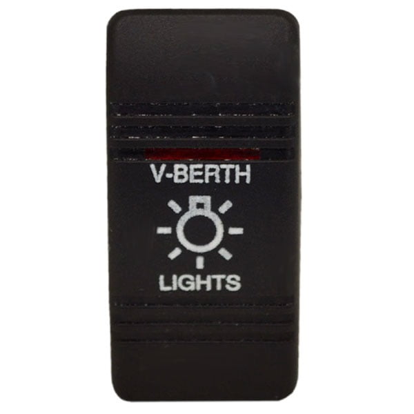 Carling Boat Rocker Switch Cover Lighted Actuator VBerth Lights