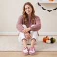 thumbnail image 2 of Ecetana House Slippers for Women Men Fuzzy House Shoes with Memory Foam, 2 of 7