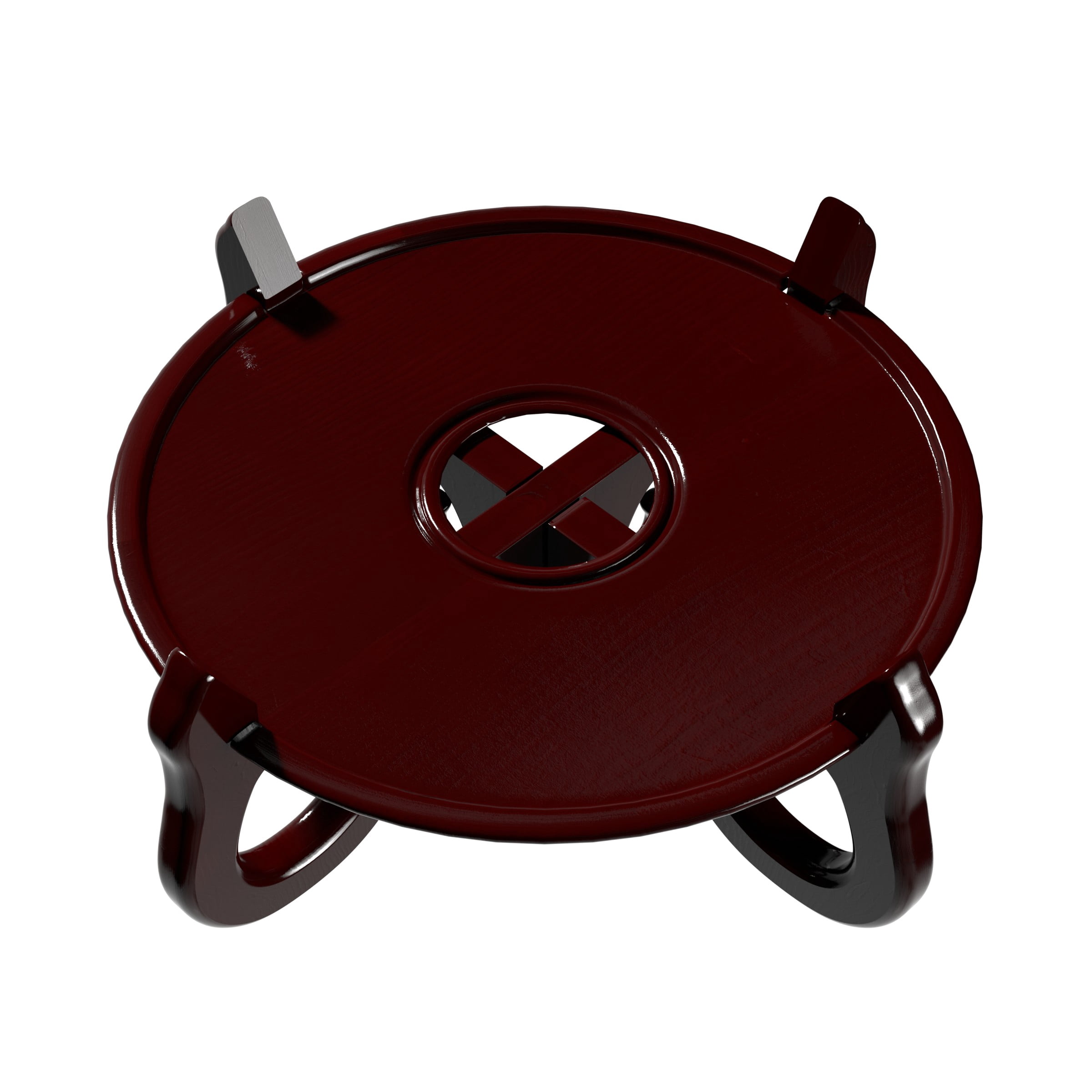 Red Lantern Fishbowl Cross Stand - Size 13.5 in. Base Diameter