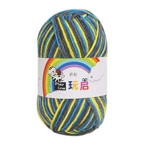 Dadiaei 100% Cotton Yarn for Crocheting & Knitting - 50G Soft Light Worsted Weight Baby Yarn (100m) - Free Patterns Included - Pearl White
