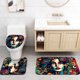 thumbnail image 5 of Futtumy - Juego de 4 cortinas de ducha para baño, juego de cortinas de ducha de poliéster con alfombras de baño, juego de baño con patrón de mujeres pintadas con cortina de ducha y juego de alfombras, 5 of 8