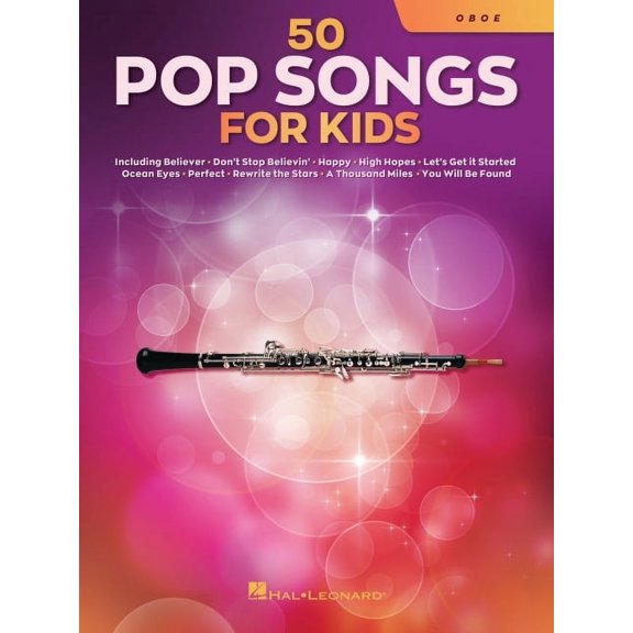 50 Pop Songs for Kids for Oboe, (Paperback)