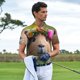 thumbnail image 3 of Fotbe Flower Crown Guinea Pig Camiseta Polo de Golf para Hombre con Estampado – Camisa Deportiva Transpirable con Cuello Abotonado-Large, 3 of 6