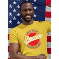thumbnail image 2 of Land Of The Free America 4Th T-Shirt Men -Image by Shutterstock, Male 3X-Large, 2 of 4