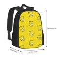 thumbnail image 2 of The Simpsons Backpack,Laptop Backpack Lightweight Casual DaypackMulti-Function Travel Backpack, 2 of 5