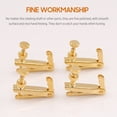 thumbnail image 3 of Yeacher 4 PCS Violin Fine Tuners for 1/4 Violin Alloy String Adjuster Anti Rust Violin Parts, 3 of 8