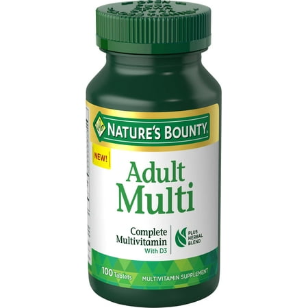 Nature's Bounty® Adult Complete Multivitamin, 100 (Best Multivitamin Tablet For Skin)