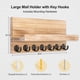 thumbnail image 2 of Portallaves Montado en Pared Lwenki para Entrada con 7 Ganchos de Madera, 2 of 6