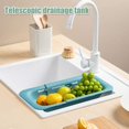 thumbnail image 2 of CNKOO Collapsible Colander Over the Sink Drain Strainer Basket Expandable Fruits Vegetables Wash Retractable Plastic for Home Kitchen, 2 of 7