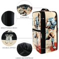 thumbnail image 4 of Football Premium Polyester Shoe Containers - Organize and Your Shoes - 23x31cm/9x12in Size, 4 of 7