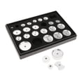 thumbnail image 1 of 25x Matrices de prensa para parte trasera de reloj Matrices de prensa para reloj de aleación de aluminio con orificio de 5 mm Herramientas para, 1 of 9