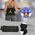 thumbnail image 2 of QRIC Neoprene Sauna Sweat Waist Trainer Corset for Women Waist Trimmer Girdle With Double Strap Workout Belts for Weight Loss, 2 of 6
