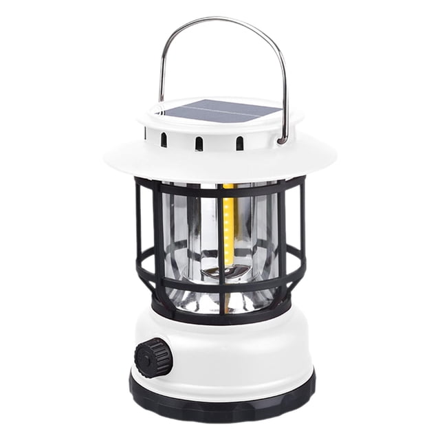 Linterna solar para acampar, linterna para campamento, luz ambiental COB, luz para acampar para viajar