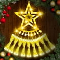 WHATOOK 350 LED Outdoor Christmas Decorations Star Light 12.5FT