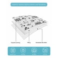 thumbnail image 5 of Quilts Twin-XL Size Bedding Set, Coastal Nautical Lightweight Quilted Comforter, Summer Ocean Beach Coconut Trees Grey Soft Reversible Bedspread Coverlet with Pillow Covers for All Season, 68" x 98", 5 of 7