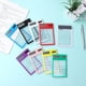 thumbnail image 5 of Calculadora con energía solar pantalla táctil pantalla LCD de 8 dígitos calculadora transparente portátil para oficina escuela hogar rosa, 5 of 5