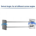 thumbnail image 4 of 1Pcs Barre de Rangement d'Angle pour Douche de VR - Tige en Acier Inoxydable Réglable pour Étagères d'Angle Longueur 7-13 Pouces, 4 of 5