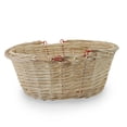 thumbnail image 2 of Vintage Willow Swing Handle Shopping Basket 16in, 2 of 3