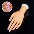 thumbnail image 2 of UDIYO Salon Manicure Nails Art Hand Training Practice Finger Stand Display Model, 2 of 6