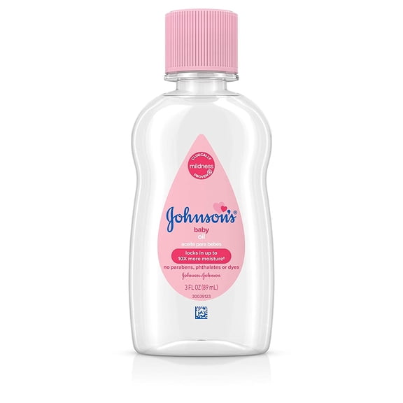 5 Pack - Johnson's Baby Oil 3oz Each