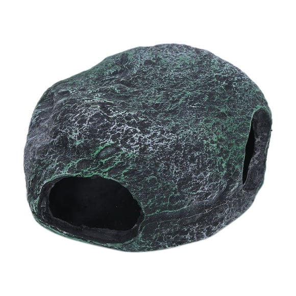 Fish Hiding House Resin Fish Tank Landscaping ThreeHole Simulation Stone Ornaments Cichlid Avoiding Tank