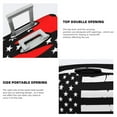 thumbnail image 5 of Vsdgher Firefighters USA Flag Black And White Flag Print Luggage Cover Washable Suitcase Cover Protector Anti-scratch Suitcase cover Fits 18-32 Inch Luggage, 5 of 8
