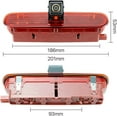 thumbnail image 3 of Applicable to 1080P Brake Light Rear View Camera Compatible For Ram ProMaster City Fiat Doblo 263 Van (2010-Present) Opel Vauxhall Combo 11-18(GFA-CVBS720P-AHD720P), 3 of 6