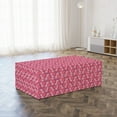thumbnail image 3 of Abstract Foldable Mattress, Asymmetric Geometric Forms, 78.7" x 47.2", Dried Rose Coral, by Ambesonne, 3 of 6