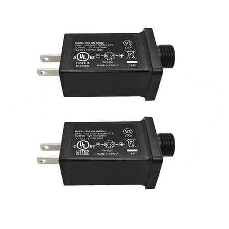 

12V 1A Class 2 Power Supply LED Transformer Replacement for String Light Inflatable Device Tools Home Improvement A