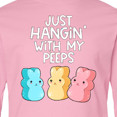thumbnail image 4 of Inktastic Easter Hangin' with My Peeps Long Sleeve Youth T-Shirt, 4 of 5