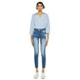 thumbnail image 3 of Kancan - Women's HIGH Waist Ankle Length Two Button Jeans - KC7317, 3 of 11