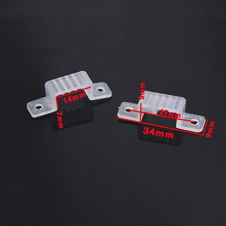 

30Pcs Led Strip Fix Clips Holder Connector Accessories Neon Light Plastic Buckle 3