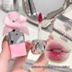 thumbnail image 2 of 1/3 piezas de brillo labial rosa bonito, resistente al agua, transparente, líquido, lápiz labial, cosméticos de belleza, espejo, tinte de labios al agua, juego de regalo, maquillaje, 2 of 5