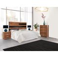 thumbnail image 2 of Recamara KS 4 Piezas Wenella Sin Espejo Nogal y Negro - Kessa Muebles, 2 of 5