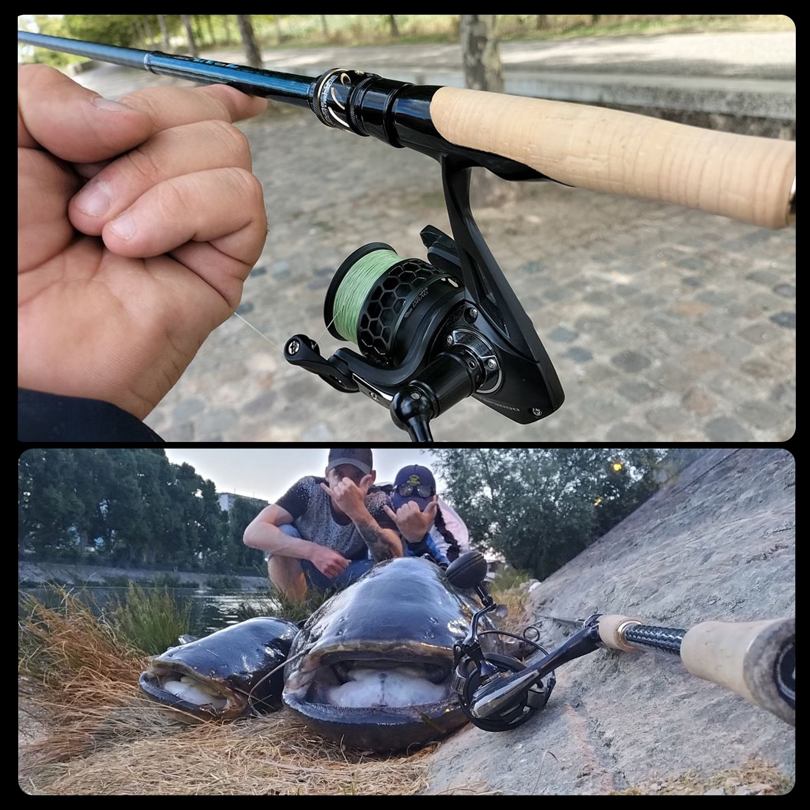 PURELURE DANCE S822H ML H Spinning Rod For Bass High Carbon Long Throwing Fishing Rod In FUJI Accessories, Plus Spinning Reel