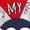 Navy Blue, variant on Inktastic It's My First Family Cruise 2026 Boys or Girls Baby T-Shirt