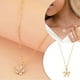 thumbnail image 3 of Collar con colgante de flor y cadena con tarjeta de regalo para mujer, 3 of 8