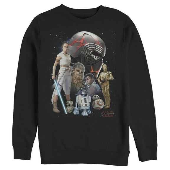 Men's Star Wars: The Rise of Skywalker Sith Villain Trooper Sweatshirt Black Large