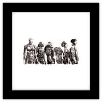 Gallery Pops Marvel Black Panther: Wakanda Forever - Wakanda Warriors Wall Art, Black Framed Version, 12" x 12"