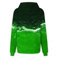thumbnail image 5 of Ashirexll Womens Long Sleeve Tops, Womens Hoodies Pullover, Fall and Winter Gradient Print Hooded Long Sleeve Pocket Sweatshirt, 5 of 5
